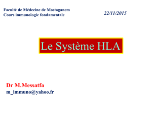 Le Système HLA