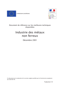 BREF Industries des métaux non ferreux - Document