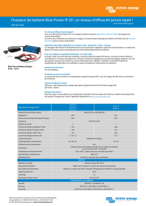 Chargeur de batterie Blue Power IP 20 : un niveau d`efficacité