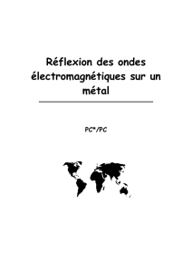 Réflexion des ondes électromagnétiques sur un