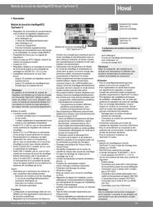 Dossier technique TopTronic E Module de circuit de chauffage