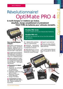 OptiMate PRO 4 - Electrocomponents