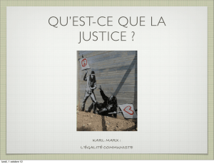 karl marx : l`égalité communiste