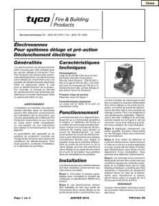 Solenoid Valves For Deluge And Preaction Systems Électrovannes