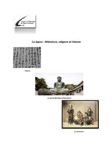 Le Japon- Littérature, religions et histoire