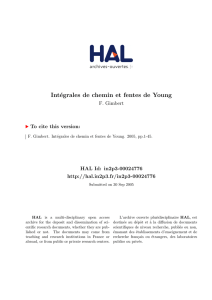 Intégrales de chemin et fentes de Young - HAL