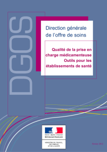 Direction générale de l`offre de soins
