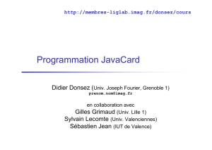 Programmation JavaCard