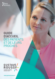 guide d`accueil des patients et de leurs proches