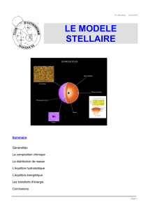 Modèle stellaire