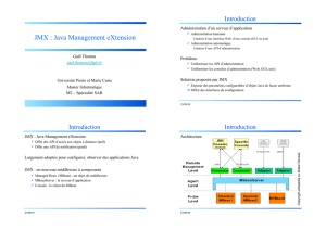 JMX : Java Management eXtension