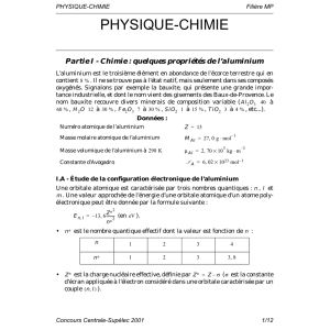 physique-chimie - Concours Centrale