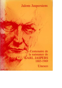 Centenaire de la naissance de Karl Jaspers, 1883-1969