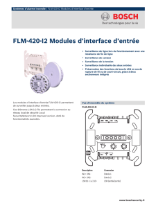 FLM‑420‑I2 Modules d`interface d`entrée