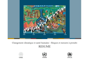 Changement climatique et santé humaine