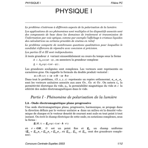 Physique 2 - Concours Centrale