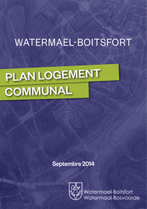 Plan Logement Communal - Watermael