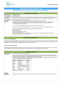 Changement climatique en RhôneAlpes Evolution des