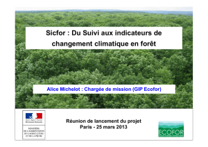 Les indicateurs de changement climatique - GIP