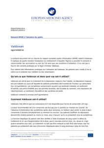 Valdoxan, INN-agomelatine - European Medicines Agency