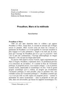 Proudhon, Marx et la méthode.rtf - Monde