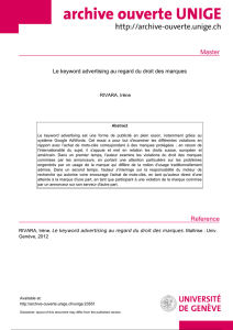 Master - Archive ouverte UNIGE