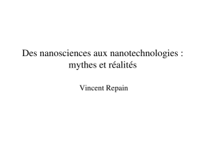 Des nanosciences aux nanotechnologies : mythes et réalités