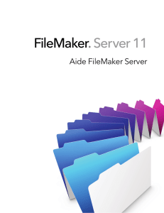 Aide FileMaker Server 11