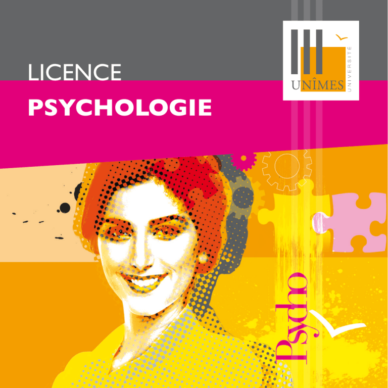 Présentation licence psychologie 20162017