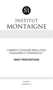 Rapport - Institut Montaigne