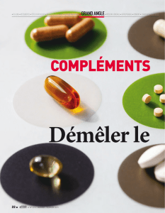 Compléments alimentaires