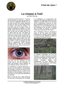 La chasse à l`oeil - Confrérie St Hubert du Grand-Val