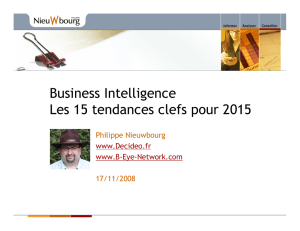 Business Intelligence Les 15 tendances clefs pour 2015