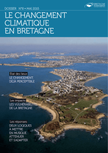 Le changement climatique en Bretagne