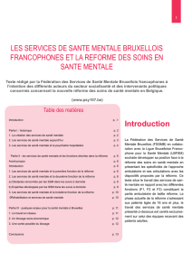 La réforme des soins en santé mentale