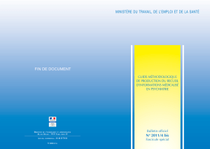 Guide méthodologique - Ministère des Affaires sociales et de la Santé