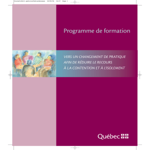 Programme de formation Partie 3.2-3.3