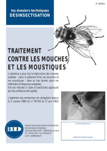 Traitement contre les mouches et moustiques