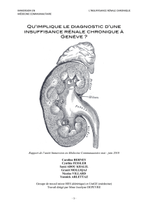 nts atteints d`insuffisance rénale chronique: – du diagnostic à la