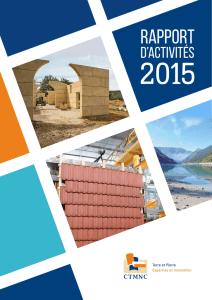 Téléchargez notre Rapport d`activité 2015