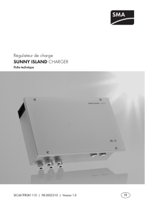 Sunny Island Charger - Régulateur de charge