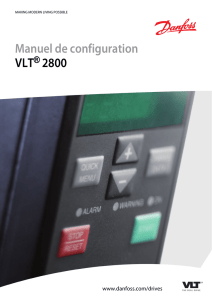 Manuel de configuration VLT 2800