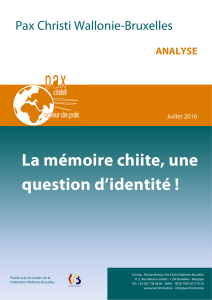 2016 Analyse La mémoire chiite une question d`identité