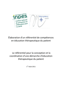 Le référentiel pour la conception et la coordination d`une démarche