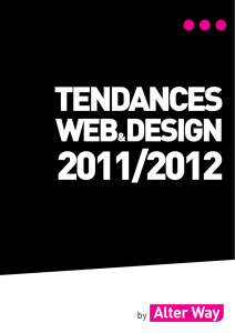 Les tendances du webdesign