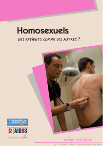 Homosexuels, des patients comme les autres