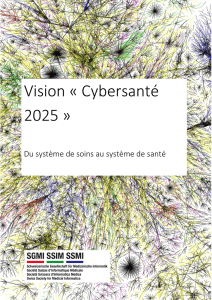 Vision « Cybersanté 2025 - SGMI-SSIM-SSMI