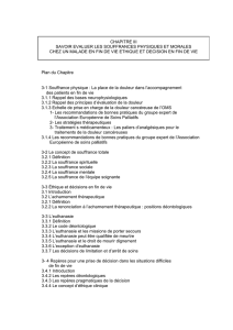 Evaluer les souffrances physiques et morales