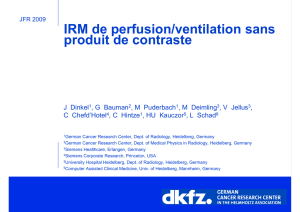 IRM de perfusion/ventilation sans produit de contraste