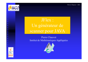 JFlex : Un générateur de scanner pour JAVA